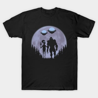 Bigfoot Ufos And Alien T-Shirt